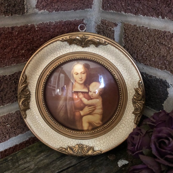 Madonna Gran Duce by Raphael oval framed print - Picture 6 of 8